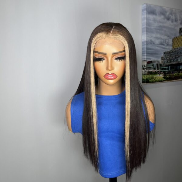 20” straight wig