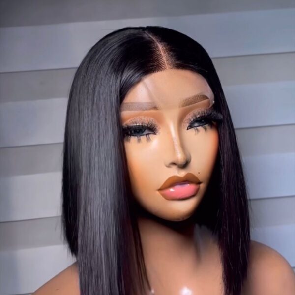 10’ bone straight hair